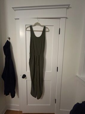 Patagonia fleetwith Sleeveless Olive Green Jumpsuit
